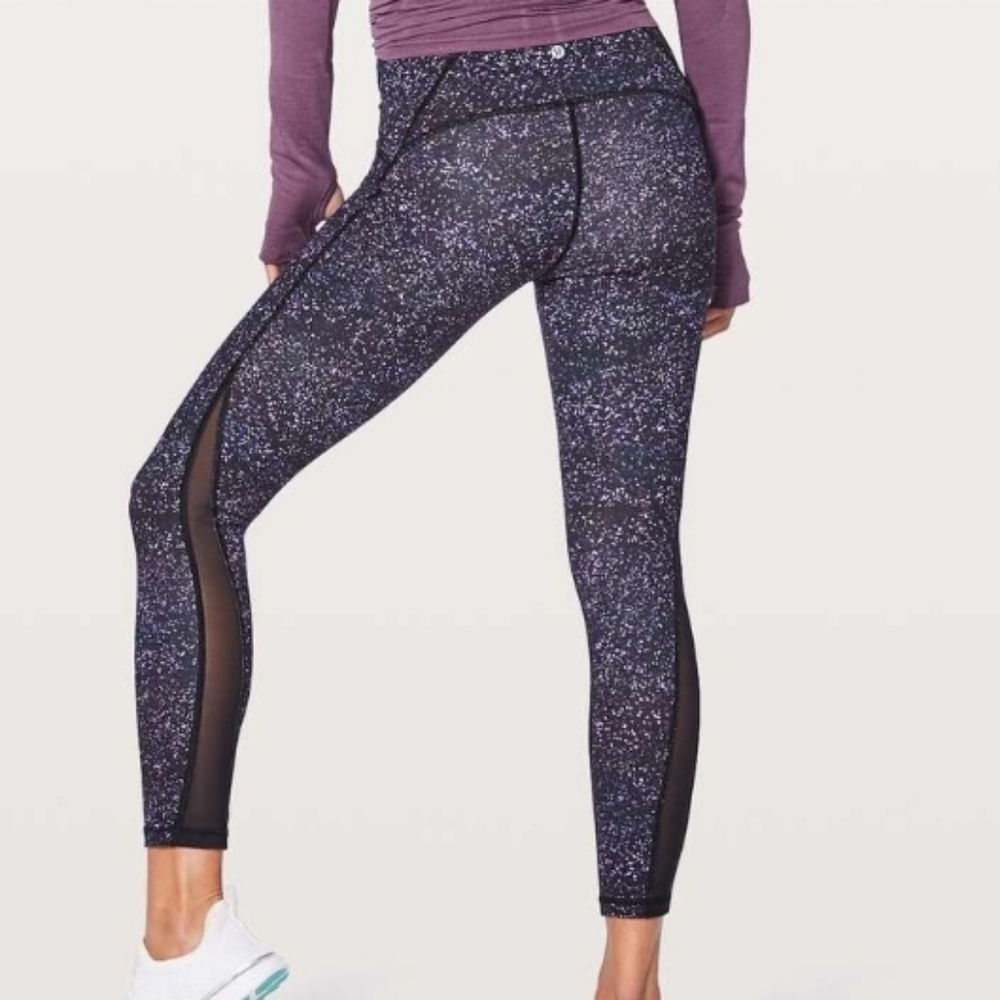 lululemon athletica Black Speckled High-Rise Leggings